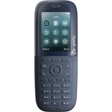 HP Poly Rove 30 + B2 DECT-Telefon, Kabelloses Mobilteil, Anrufer-Identifikation, Schwarz