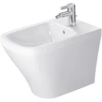 Duravit DuraStyle Stand-Bidet 37x57,5cm, m HL, ÜL, Hahnlochbank, Weiß