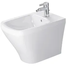 Duravit DuraStyle Stand-Bidet 37x57,5cm, m HL, ÜL, Hahnlochbank, Weiß