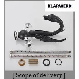 klarwerk Adrian Waschtischarmatur Schwarz