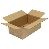 TransPak Faltkarton 1-wellig Maße 400x250x150mm Qualität 1.30 C braun braun