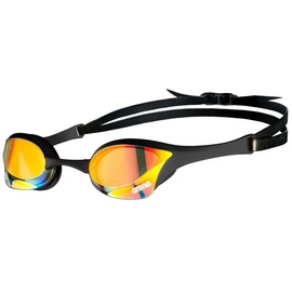 Arena Cobra Ultra Swipe Mirror Brille gelb/schwarz 2022 Schwimmbrillen