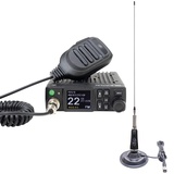 PNI CB-Funk PNI Escort HP 8900 ASQ, 12-24V + CB Antenne PNI LED 2000 mit Magnetfuß