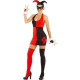 Funidelia | Harley Quinn Kleid 100% OFFIZIELLE für Damen Größe L Superhelden, DC Comics, Suicide Squad, Bösewicht, Zubehör für Kostüm - Lustige Kostüme für Deine Partys