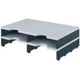 Styro Sortierstation Styrodoc grau/schwarz 4 St.