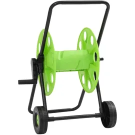 vidaXL Schlauchwagen 60 m Stahl grün