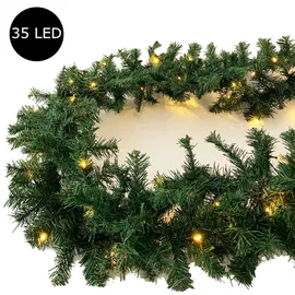 Mojawo LED Tannengirlande 270 cm mit 35 LED