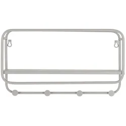 Wandgarderobe Feira Stahl Grau