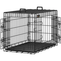 Songmics Hundekäfig, L, mit 2 Türen,