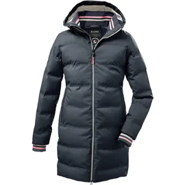 KILLTEC Mädchen Kow 33 Grls Qltd Ct Steppjacke mit Kapuze, marine, 152 EU