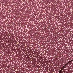 Baumwollstoff-Digitaldruck Beeren & Punkte "Dana", beere-color