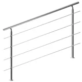 monzana Treppengeländer Edelstahl 160cm 4 Streben