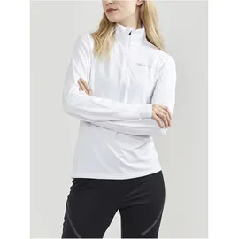 Craft Core Gain Midlayer 1/2-Zip Langarmshirt Damen 900000 white XL