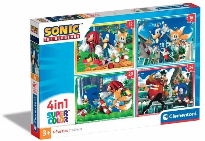 Clementoni Supercolor Sonic, 12 Stück(e), Videospiel, 3 Jahr(e)