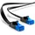 deleyCON 20m CAT6 Flaches Netzwerkkabel 1000 Mbit Gigabit LAN - Cat 6 RJ45 Ethernet Patchkabel Verlegekabel Flach - für Internet Switch Router Modem Patchpanel - Schwarz