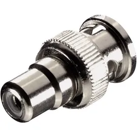 SpeaKa Professional SP-7869892 BNC / Cinch Adapter [1x BNC-Stecker - 1x Cinch-Buchse] Silber
