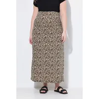 Ulla Popken Maxirock Damen Beige 50/52