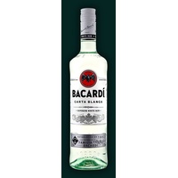 3 x Bacardi Carta Blanca 40% Vol 0,7l Bacardi Rum