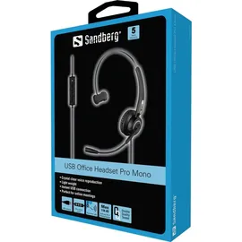 Sandberg USB Office Headset Pro Mono kabelgebunden