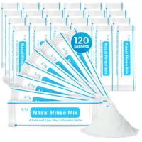 AVIDA ZEN Nasenspülsalz für Nasendusche, 120 Beutel Nasenspülung je 2,7g, Salz für Nasenspülung, Reinigung Pflege und Befeuchtung der Nasenschleimhäute, Nasensalz