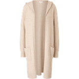 s.Oliver - Long-Cardigan mit Kapuze, Damen, Beige, 38