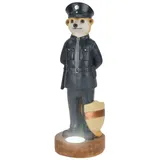 Bonetti Solarleuchte Polyresin 1er Set spritzwassergeschützt blau