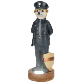 Bonetti Solarleuchte Polyresin 1er Set spritzwassergeschützt blau