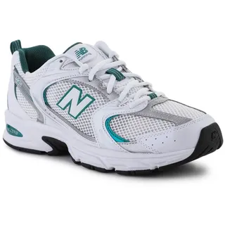 White/Silver Metallic/Vintage Teal 39,5