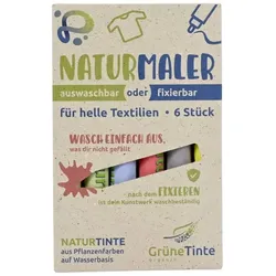 Naturmaler für Textilien (6er Set)