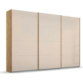 Rauch Schwebetürenschrank »Koluna«, Glasfront, inkl. 2 Innenschubladen sowie extra Böden beige
