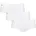 Midislip 3er-Pack für Damen WHITE 40