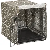 MidWest Homes For Pets CVR24T-BR Hundebox-Abdeckung, Stoff mit Teflonschutz, Sichtschutz für 61 cm lange Hundeboxen von MidWest und New World, maschinenwaschbar und trocknergeeignet