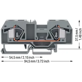 WAGO GmbH& Co. KG Durchgangsklemme 0,2-16mmq grau 283-901
