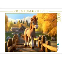 Calvendo Puzzle Pony Spirit geht spazieren 1000 Teile Lege-Größe