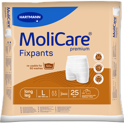 MoliCare, Inkontinenzhygiene, Premium Fixpants long leg Inkontinenz Fixierhose (25 x, Large)