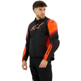 Alpinestars T-SP 1 V2 Textiljacke wasserdicht - Schwarz/Neon-Rot / S