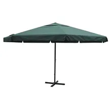 vidaXL Sonnenschirm Ø 500 cm Grün