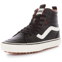 VANS Filmore Hi VansGuard Sneaker, Leather Black/Marshmallow, 44 EU