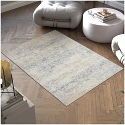 tectake® Vintage Designer Teppich, verschiedene Größen, pflegeleichter, flauschiger Kurzflor, rutschfeste Unterfläche