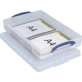 Really Useful Box Aufbewahrungsbox 34 x 52 x 8,5 cm 10-tlg. transparent
