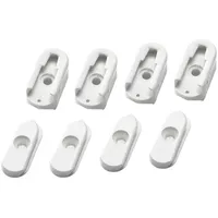 Magnetoplan Kunststoff Fußhalterung weiß 45x25mm 4Set