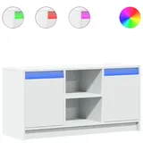 vidaXL Lettie TV Möbel 100 x 34 x 50 cm Weiß Holzwerkstoff