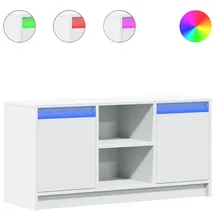 vidaXL Lettie TV Möbel 100 x 34 x 50 cm Weiß Holzwerkstoff