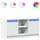 vidaXL Lettie TV Möbel 100 x 34 x 50 cm Weiß Holzwerkstoff