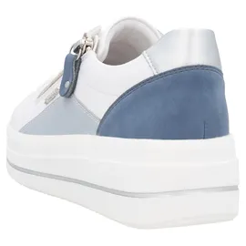 remonte Plateau-Sneaker Blau/Weiß 41