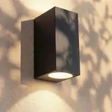 Maxkomfort GmbH Außenleuchte Aluminium Edelstahl 1268 2x GU10 Schwarz
