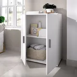 Dmora Mehrzweckgarderobe Serles 61 x 35 x 80 cm Weiß