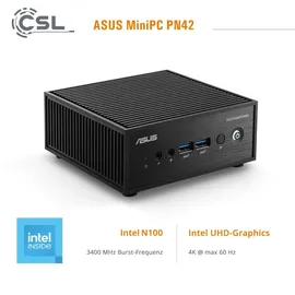 CSL Mini PC ASUS PN42 N100 16 GB Intel UHD Graphics), Schwarz