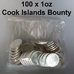 Silbermünze Cook Islands (Junk-Bag) 100x 1oz