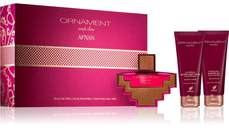 Afnan Ornament Purple Geschenkset für Damen